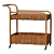 Rattan Charm Bar Cart 3D model small image 1