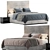 Custom Modern Platform Bed: 3Ds Max 2013, OBJ 3D model small image 2