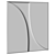 Stone Relief Wall Art Panel, 100x100cm 3D model small image 7