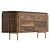 Grace Solid Wood Sideboard UV-Mapped 3D model small image 4