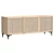 Modern Beech Sideboard with Doors 3D model small image 1