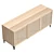 Modern Beech Sideboard with Doors 3D model small image 5