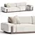  Sleek THIERRY LEMAIRE U Sofa 3D model small image 1