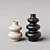 Ceramic Vases Set for Corona 3D model small image 1