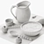 Russian Cuisine Decor Set 3D model small image 7