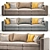 Handmade Modern Fortune Sofa by Stylish Club 3D model small image 2