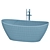 Rivea Malie Easy-Care Freestanding Bathtub 3D model small image 3