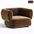 Modern Leather Armchair Linteloo ARP 3D model small image 1