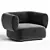 Modern Leather Armchair Linteloo ARP 3D model small image 3