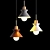 Scandi Metal-Wood Pendant Lamp 3D model small image 4