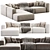 Corner Modular XL Sofa "Lennon 3D model small image 2