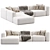 Corner Modular XL Sofa "Lennon 3D model small image 4