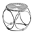 Rattan Caroline Stool Model Corona 3D model small image 3