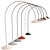 Sleek Indoor Outdoor Floor Lamp 3D model small image 2