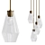 Modern Geometric Glass Pendant Light 3D model small image 2