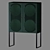 Stylish Deep Green Buffet 3D model small image 3