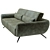 Elegant Hug Sofa: Pure Relaxation 3D model small image 3