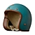 Retro Biker Helmet 3D model small image 2