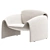 Modern Leather Armchair Elegant Design 3D model small image 2