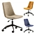 Modern Maine Swivel Office Chair 3D model small image 1