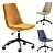 Modern Maine Swivel Office Chair 3D model small image 2