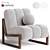 Modern and Stylish MALIVA Chair 3D model small image 1