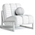 Modern and Stylish MALIVA Chair 3D model small image 4