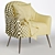 Elegant Annabelle Armchair Collection 3D model small image 5