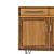 1970s Teak Hairpin Sideboard Retro 3D model small image 6