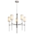 Aspen Brass Chandelier - Louvre 3D model small image 3