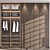 Modern Decor Wardrobe Set 3D model small image 2