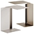 Modern Steel Side Table ClassiCon 3D model small image 2