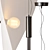 Sleek MANTA TRIPLE Pendant Light 3D model small image 2