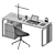 Workstation Setup Desk Organizer 3D model small image 6