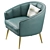 Tania Accent Chair Contemporary Design 3D model small image 3