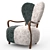 Heart-shaped Uni Armchair by Merve Kahraman 3D model small image 1