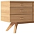 Versatile Wood Sideboard in Multiple Finishes 3D model small image 5