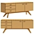 Versatile Wood Sideboard in Multiple Finishes 3D model small image 6