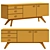 Versatile Wood Sideboard in Multiple Finishes 3D model small image 7