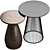 Arteriors Haven Lou Side Tables 3D model small image 2