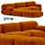 Italian Design BB Camaleonda Sofa 3D model small image 1