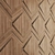 Exported Wooden Wall Panel with Texture 3D model small image 2