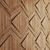 Exported Wooden Wall Panel with Texture 3D model small image 12