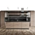 Modern Linear Shape Kitchen Island 3D model small image 5