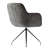 Noah Charcoal Fabric Accent Chair 3D model small image 4