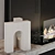 Modern Fireplace with Decor Elements 3D model small image 4