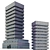 Modern Skyscraper Model Kit 3D model small image 2