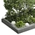  Outdoor Glass Planter Set 163 3D model small image 3