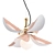 Lladro Blossom Pendant Light 3D model small image 1