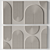 Stone Relief Artwork Wall Decor 3D model small image 1